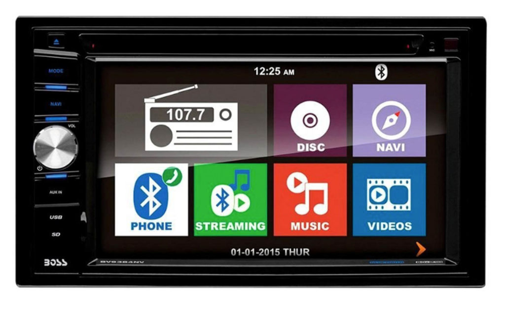 BOSS Double DIN/DVD Touchscreen/Bluetooth Radio – Autophonics